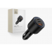 Automobilinis įkroviklis 12-24V 2xUSB C + USB 175W juodas Tech-Protect CC04